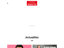 Tablet Screenshot of lapetitemanhattan.com
